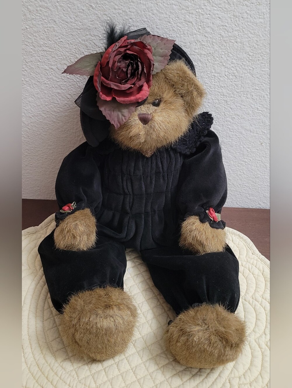 CHANEL 18" Bearington Bears Collectible Faux Mink Bear #1523 New Old Stock